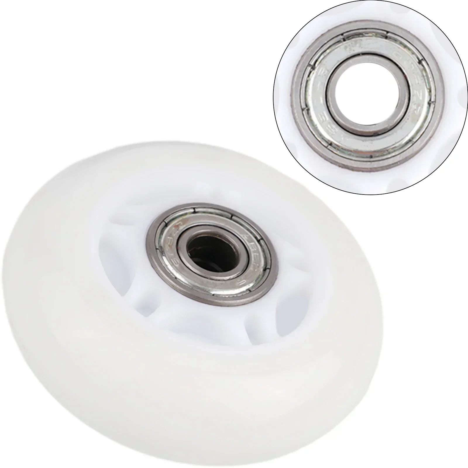 1 PC Outdoor Inline Hockey Skate Wheels High Elasticity Glitter Bearing Roller Skates Luggage 64mm 70mm 72mm