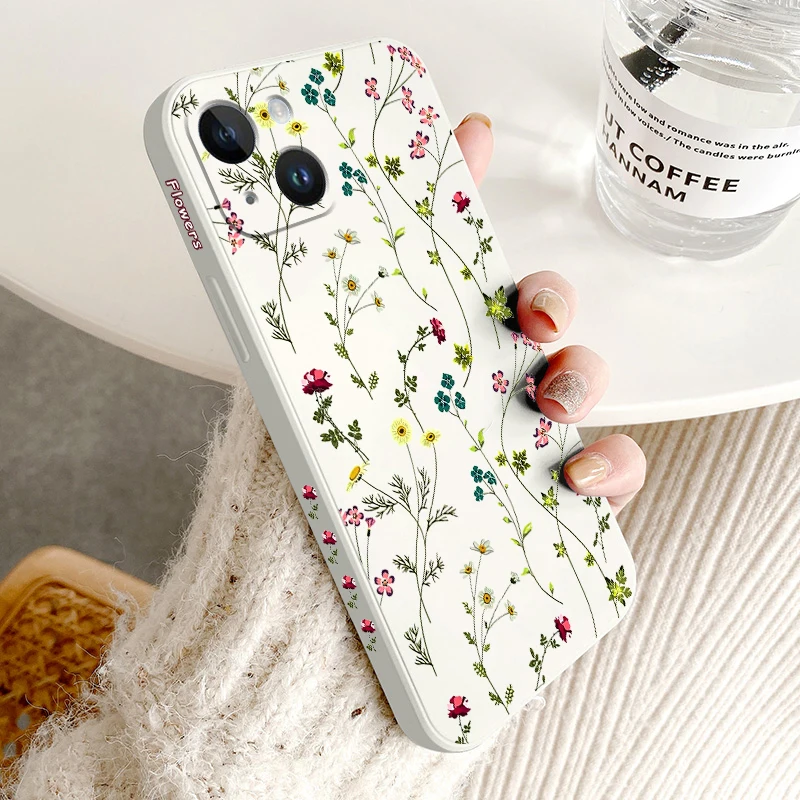 Yellow Sunflower Silicone Phone Case Cover