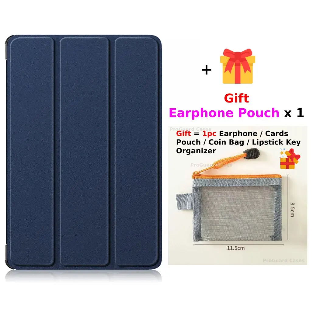 Tri-fold Stand Magnetic Wake/Sleep PU Leather Tablet Cover, 11''