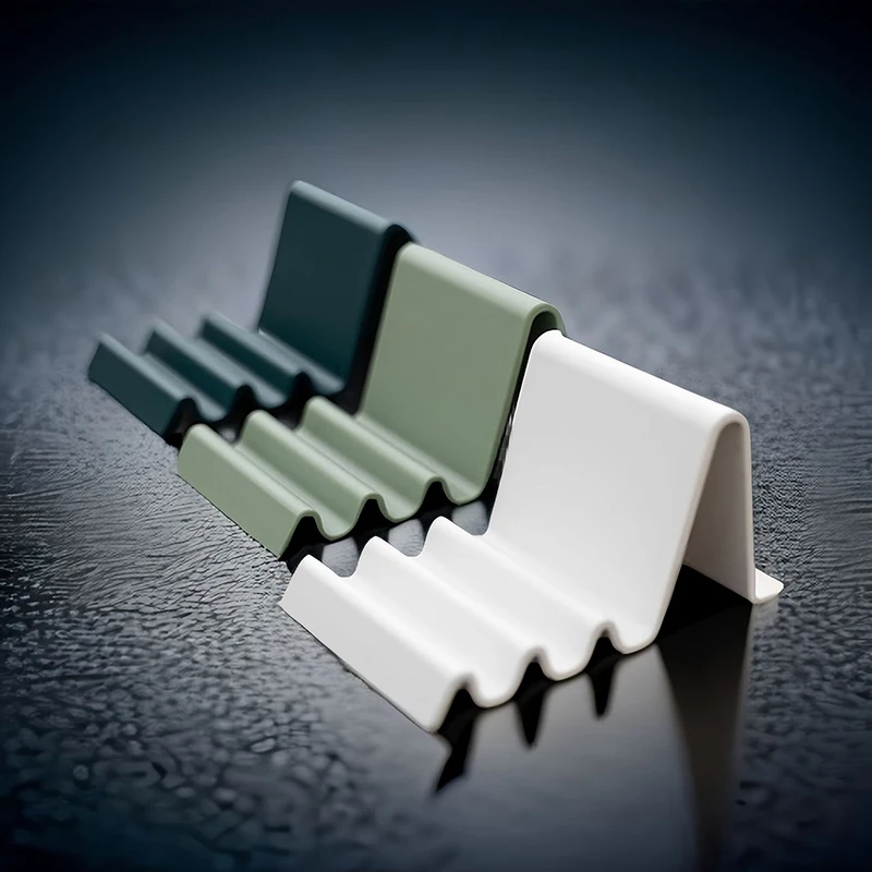 Wave Shaped Adjustable Desktop Holder for Phones, Tablets, and E-Books