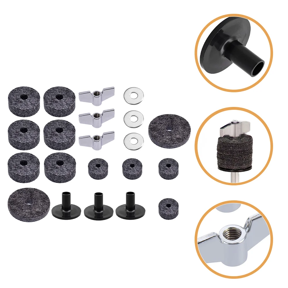 

Cymbal Felt Pads Set Percussion Musical Instruments Drum Cymbal Replacement Protector Accessories For Drummers