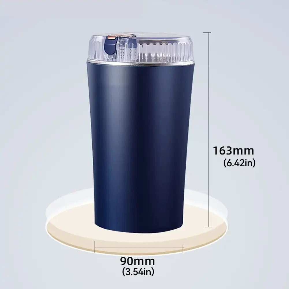 2025 New Small Electric Grinding Machine Grain Grinder Coffee Grinder Stainless Steel Nuts Beans Grains Mill Herbs for Kitchen 6