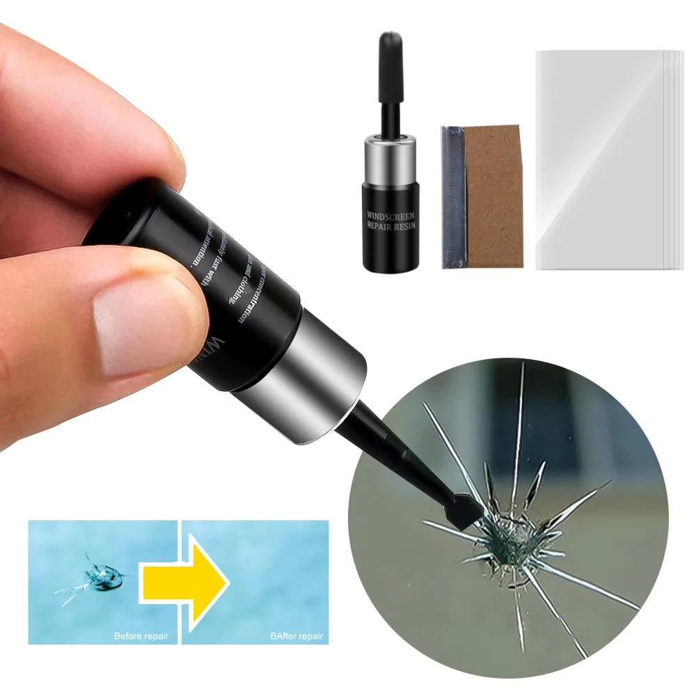 

3Pcs-Set Car Window Glass Cracked Scratch Restore DIY Windshield Repair Tools Auto Glass Scratch Remove Care Accessories