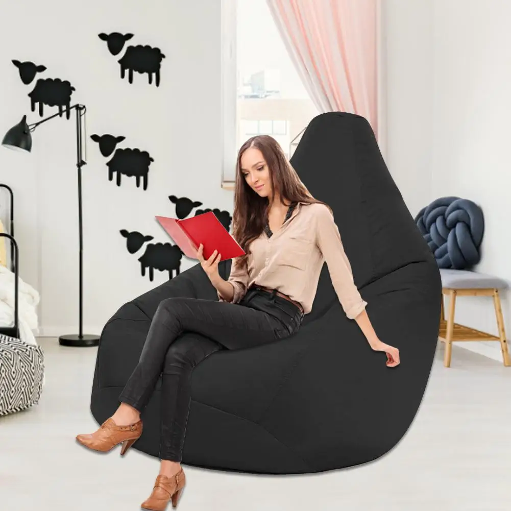 Lounge Bean Bag Home Soft Lazy Sofa Single Adult Kids Seat Chair Furniture Cover bean bag chair