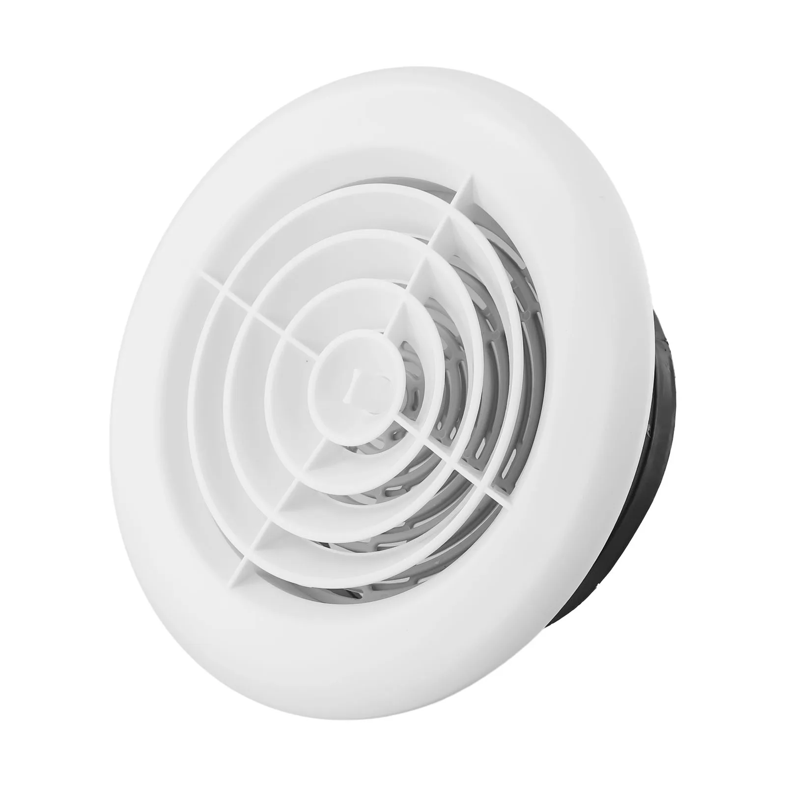 Adjustable Air Ventilation Grill Outlet Cover Round Ducting Ceiling Wall Hole Air Vent Grille Louver Outlet Fresh System