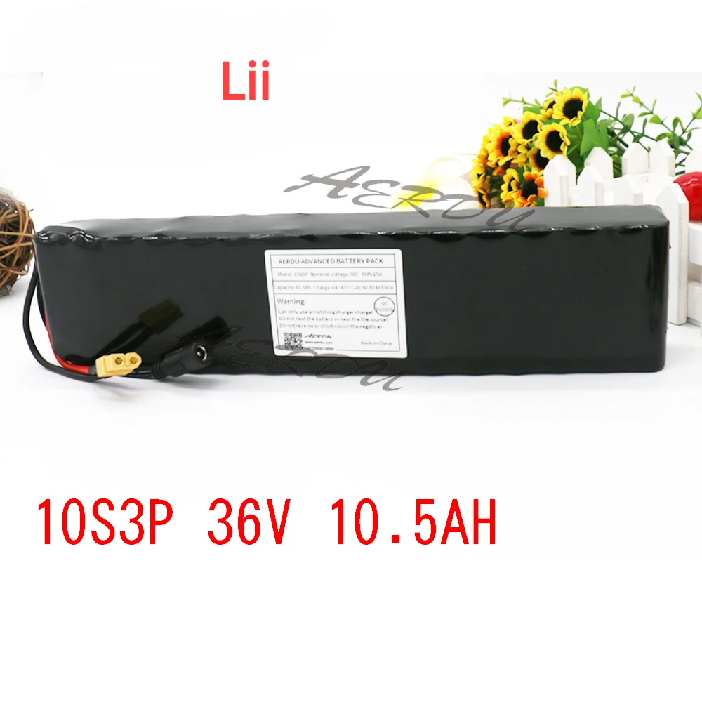 

Lii 36V 600watt 10.5Ah 11Ah 3500mah Cell 18650 lithium battery pack ebike electric bicycle motor scooter 20A BMS 40MM Ultra-th