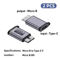 2x Micro BtoTypeC F
