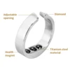 Anti Snore sleep Ring Magnetic Therapy Acupressure Treatment Against Snoring Device Snore stop Stopper Finger Ring Sleeping Aid 2