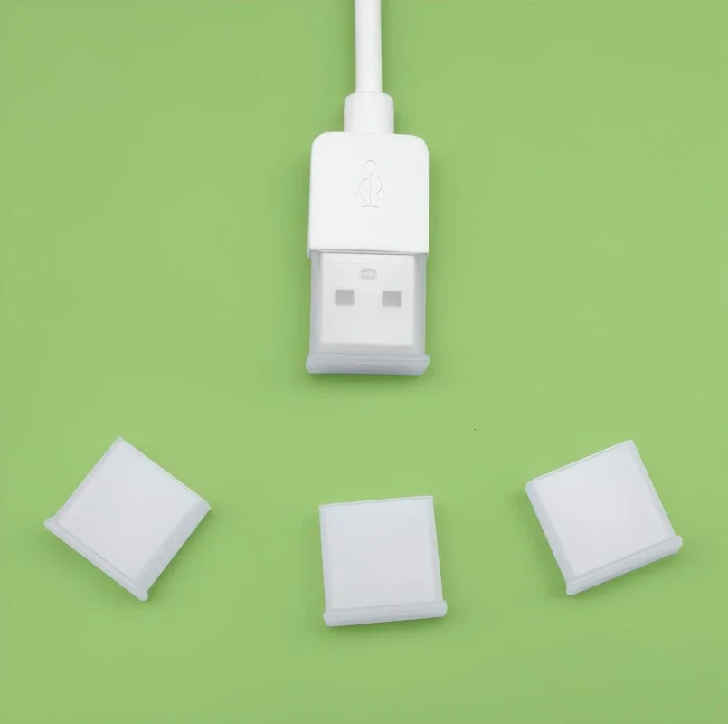 1-10Pcs USB A 포트 용 범용 먼지 플러그 보호 캡 USB 포트 플래시 디스크 용 남성 데이터 케이블 충전 포트 보호기 커버
