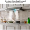 IKTCH 30 Inch Under Cabinet Range Hood, 900 CFM with 4-Speed Gesture Sensing & Touch Control, Stainless Steel Range Hood 4