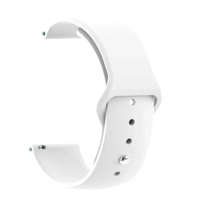 Silicone Watch Strap - 20mm/22mm Adjustable Band, Universal Fit