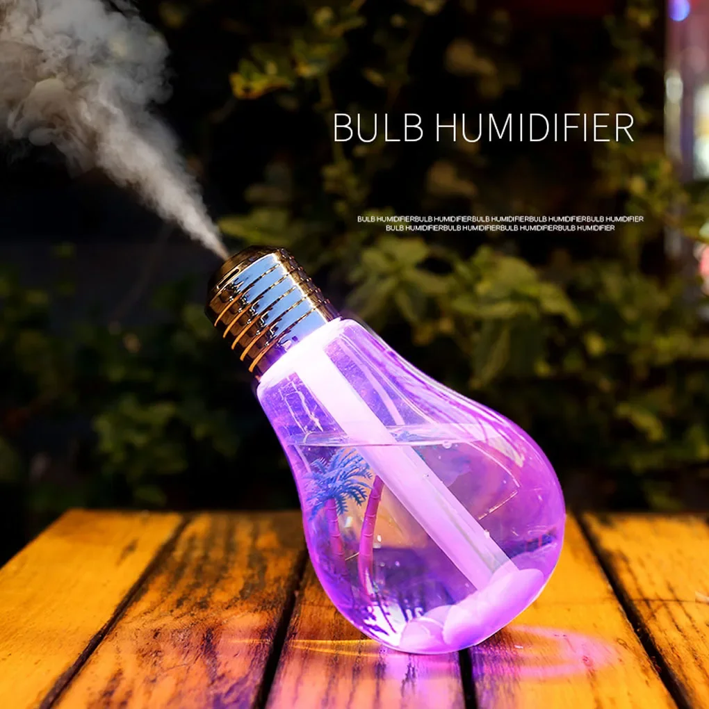 Colorful Bulb Humidifier Car Atomizer Mini USB Humidifier Suitable for Car Home