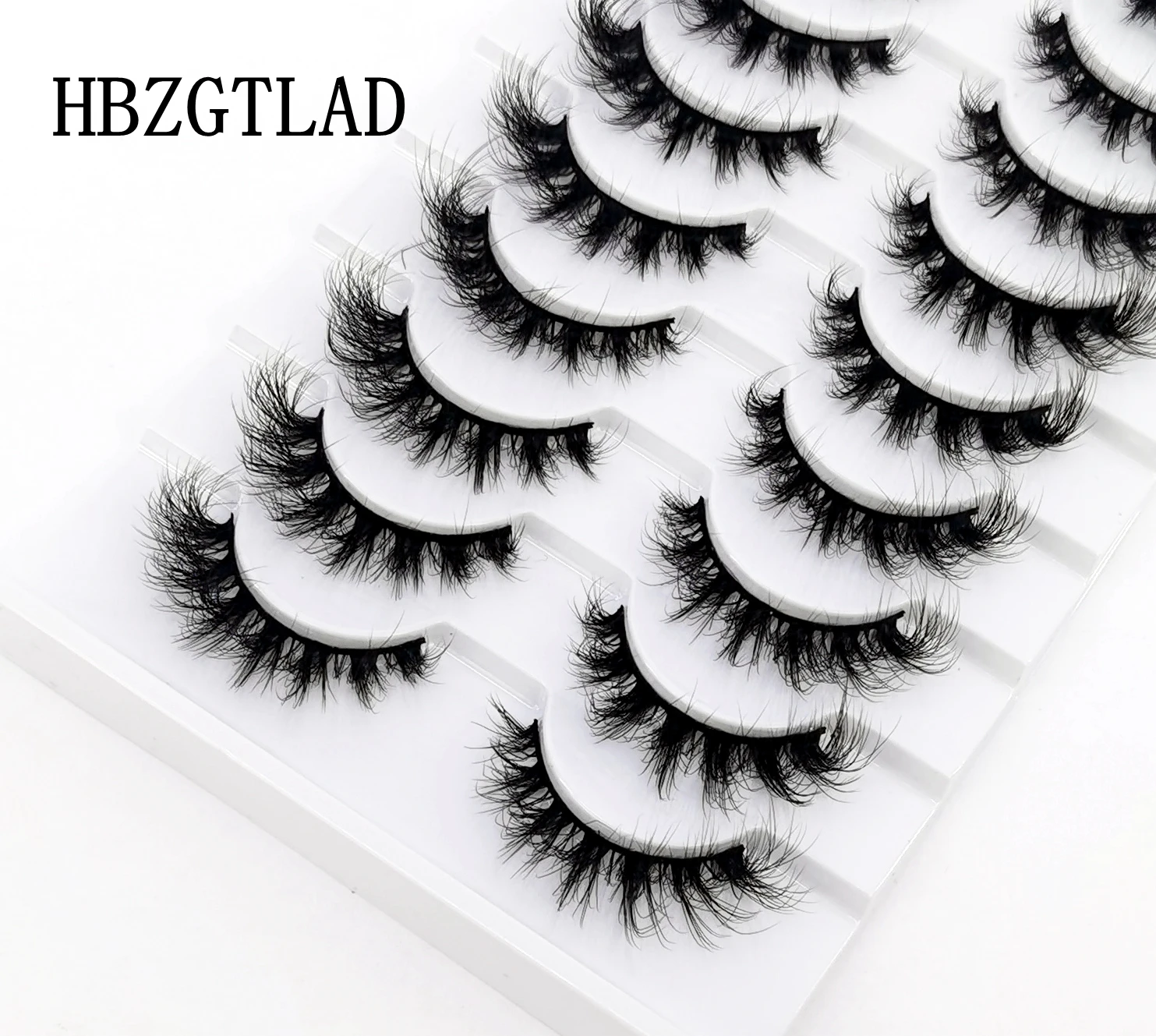 10 Pairs 3D Faux Mink Hair False Eyelashes Natural Thick Long Eye Lashes Wispy Makeup Beauty Lashes Extension Tools eyelash extension eyelash extensions eyelash extension lashes fake eyelashes false eyelashes eyelash makeup tools
