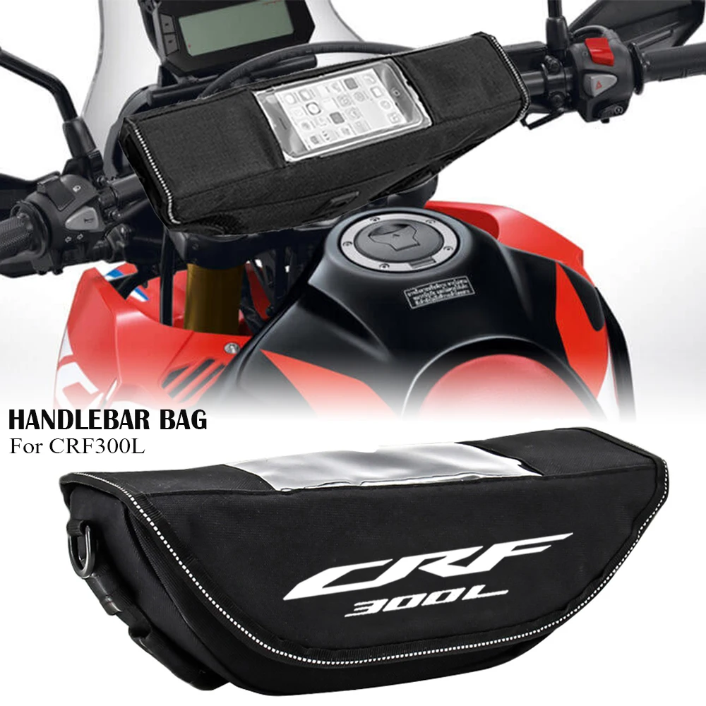 Parabrezza Motociclistico Con Supporto Navigazione Per Honda CRF250L/450L (2013-2025) - Trasparente, Regolabile