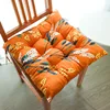 1pc 40x40cm Square Chair Cushion Cotton Linen Chair Back Cuhsion With Anti-skid Strap Home Office Chair Protective Mat Seat Pad 4