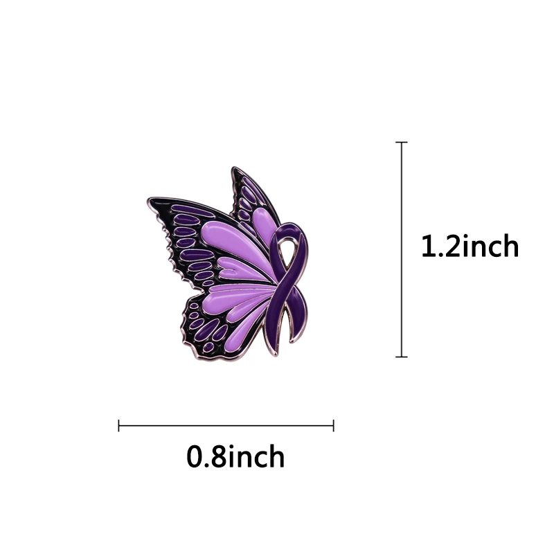 Domestic Violence Ribbon Tattoo