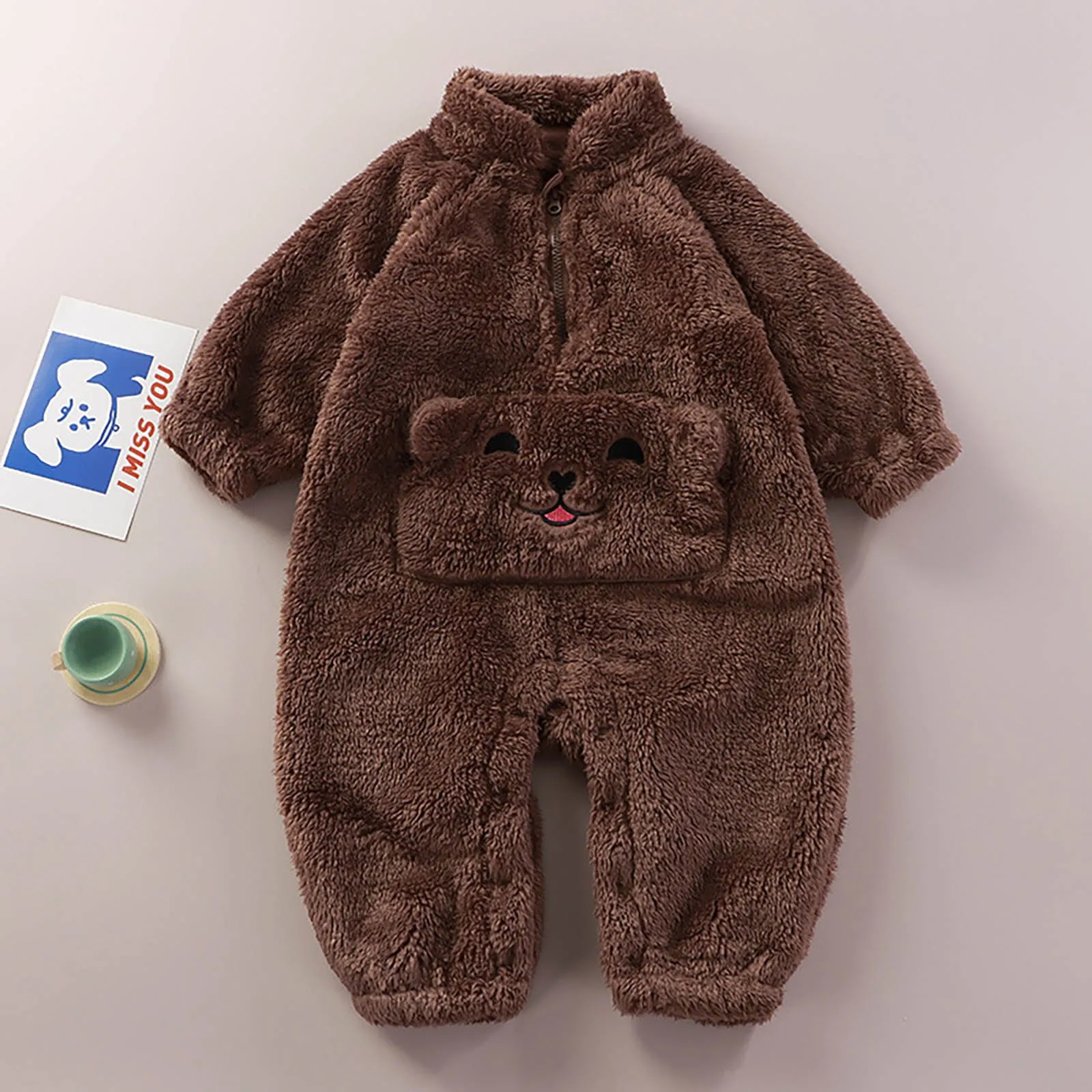 Toddler Baby Boys Girls Cute Cartoon Warmer Pajamas New h Panda Suit Winter Outfits