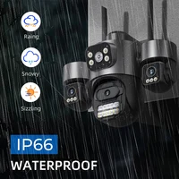 Caméra de sécurité 15MP iCsee écrans 3 HD suivi automatique WiFi caméra IP extérieure CCTV couleur Vision nocturne caméra de Surveillance Audio bidirectionnelle 4