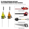 4Pcs Chainsaw Heavy Duty Hooks Hanging Load Capacity 110lbs Trimmer Wall Hooks Holder Organization Tools Storage Hanger 3