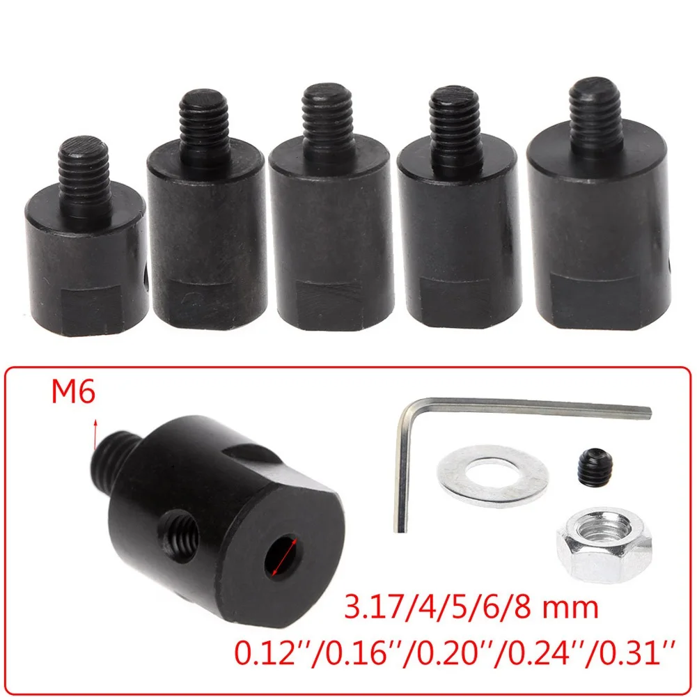 Description Picture 6 of itemM6 3.17/5/6/8mm Motor Shaft Coupler Sleeve Saw Blade Coupling Chuck Adapter For Saw Blade Connection Joints Power Tool Parts