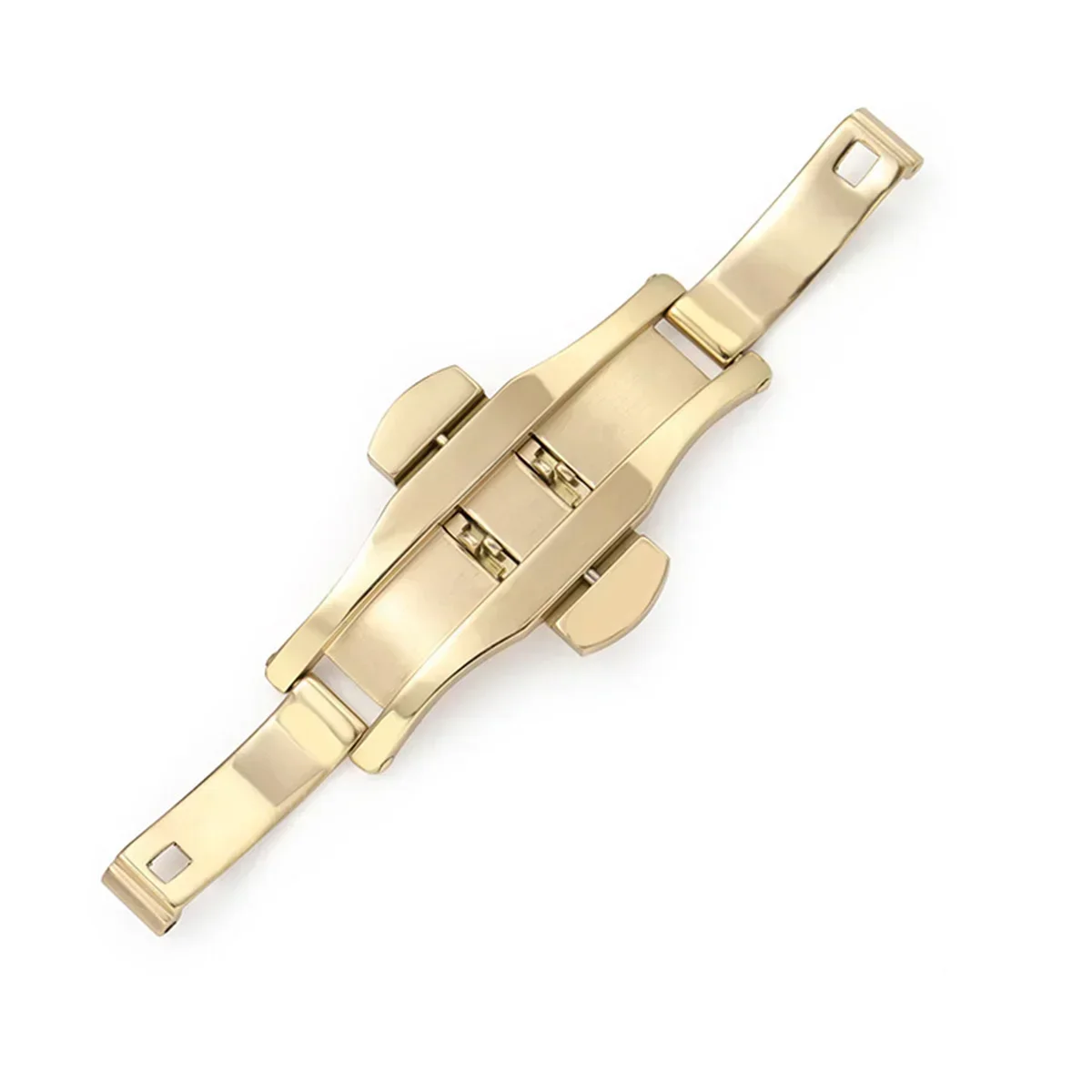 Stainless Steel Polished Butterfly Buckle Watchband Bracelet Accessory