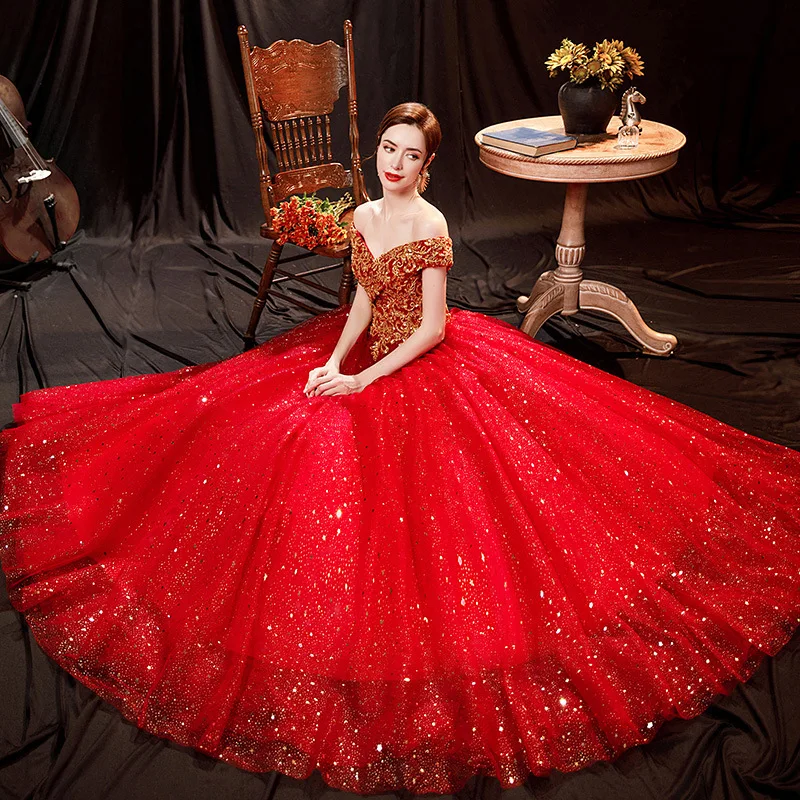 Bomaris Off-Shoulder Quinceañera Gown