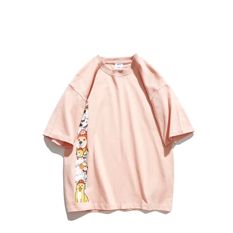 

Street Style Printed T-Shirts Female Fashion Loose Short Sleeve Summer Breathable Soft Tees Cartoon Women