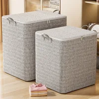 Quilt Clothes Storage Bag Big Capacity Duvet Blanket Sorting Bags Dustproof Clothes Organizer Sorting Bags Household Moving Bags 2