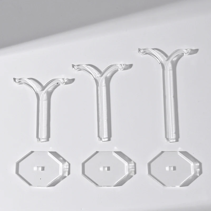 1pc Acrylic Clear Earrings Display Holder Acrylic Jewelry Display Stand Holder Y Shape Stud Earrings Drop Earrings Showcase