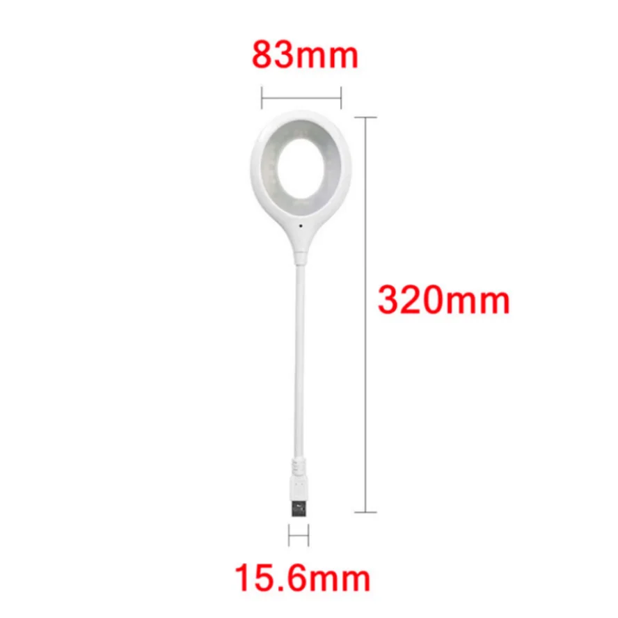 Mini LED Light Desk Lamp Night Light Portable Mini USB LED Light Eye Care Table Desk Lamp For Power Bank Camping PC Laptops Book Night Lighting Furniture supplies
