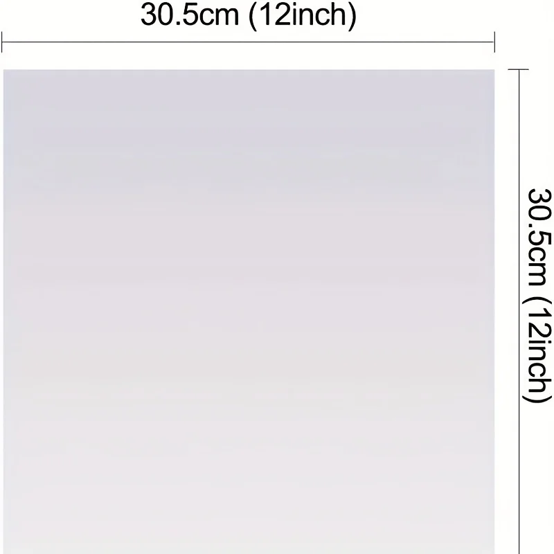 20 Pieces 6 mil 12 x 12 inch Blank Stencil Transparent Material Mylar Template Sheets for Stencils plastic sheet