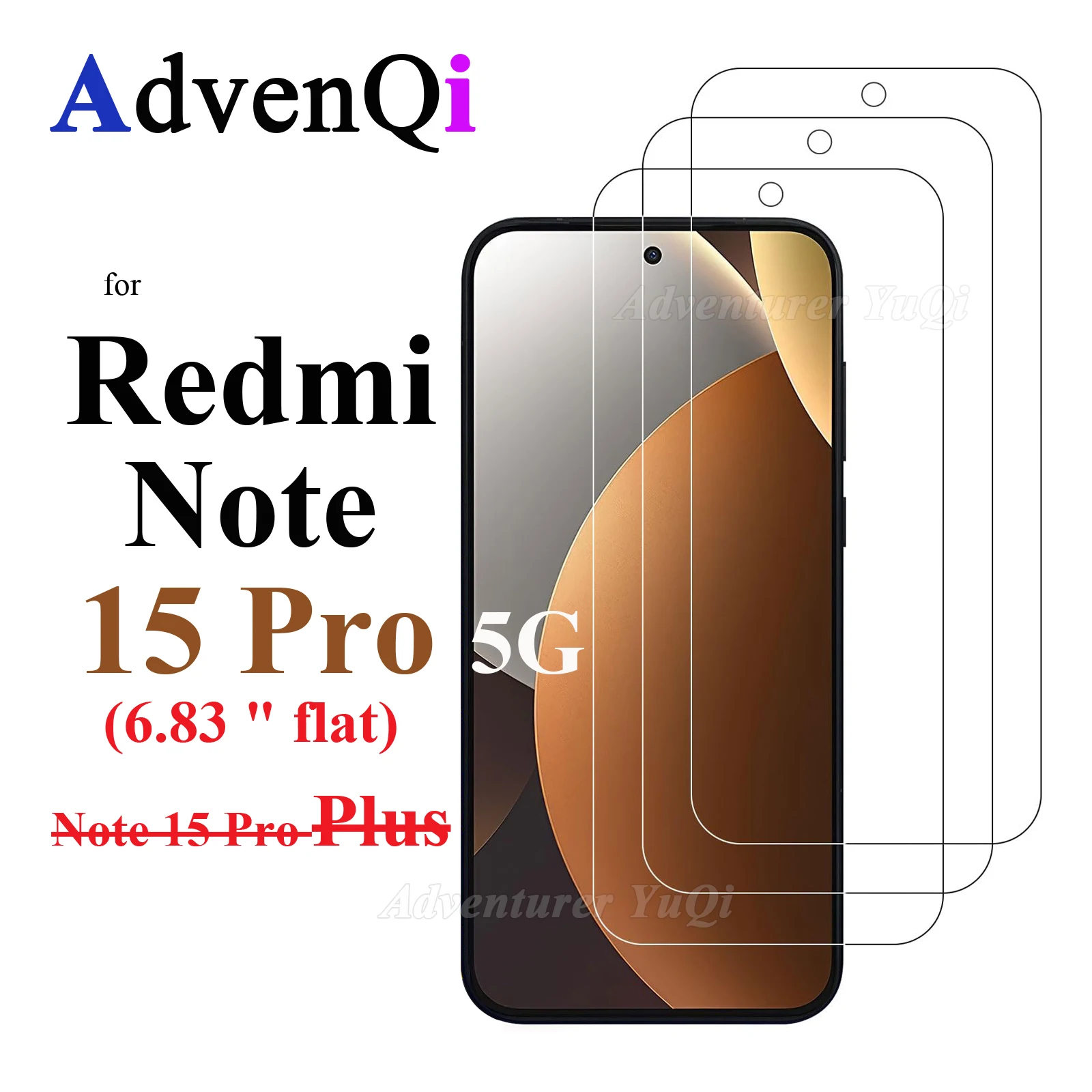 Premium Tempered Glass Screen Protector - 6.83 HD Transparent Clear, Anti-Scratch, Case-Friendly