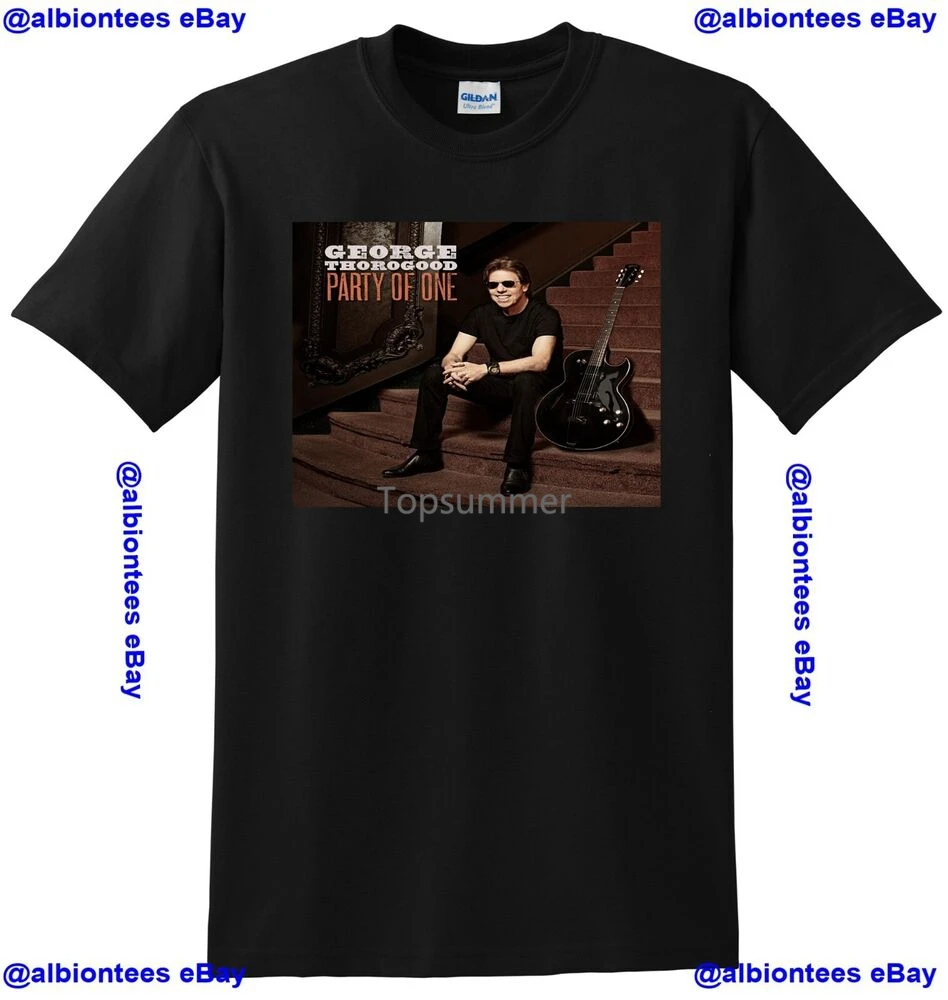 

George Thorogood T Shirt Party Of One Vinyl Cd Cover Small Medium Large Xl