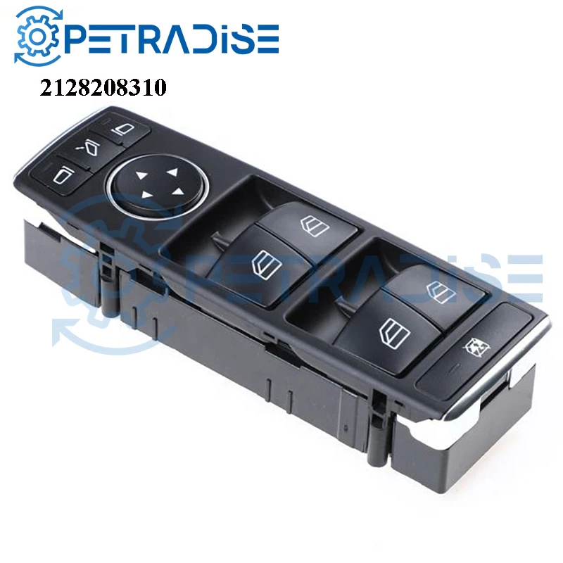 

New Front Left Power Window Switch For Mercedes-Benz W204 C207 W212 X204 C E GLK Class Auto Parts OEM 2128208310 A2128208310