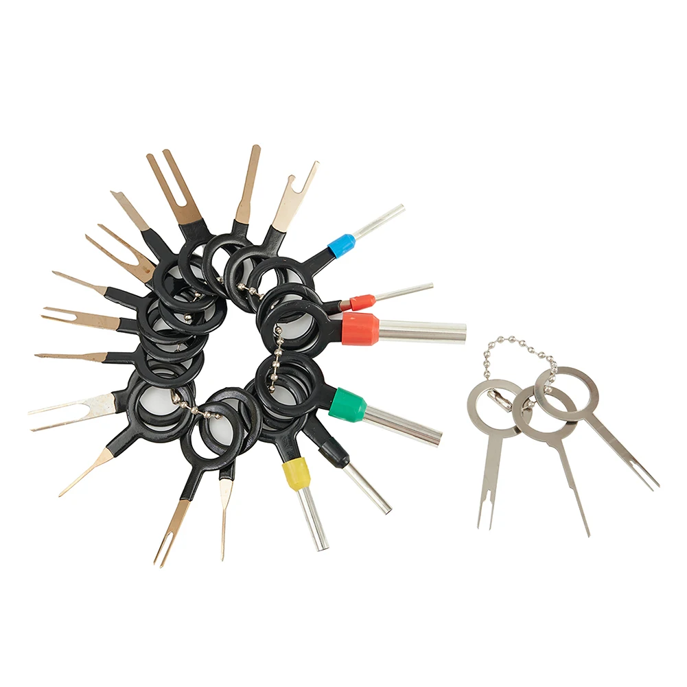 

Kit Terminal Remover Tools Set Terminal Tools Extractor Home Pin Puller Replacement Universal Wiring 21Pcs Connector