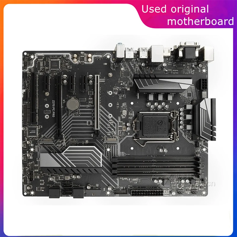 Usato Lga 1151 Per Intel Z370 Z370 Pc Pro Computer Usb3.0 Sata3 Scheda Madre Ddr4 64G Scheda Madre Desktop