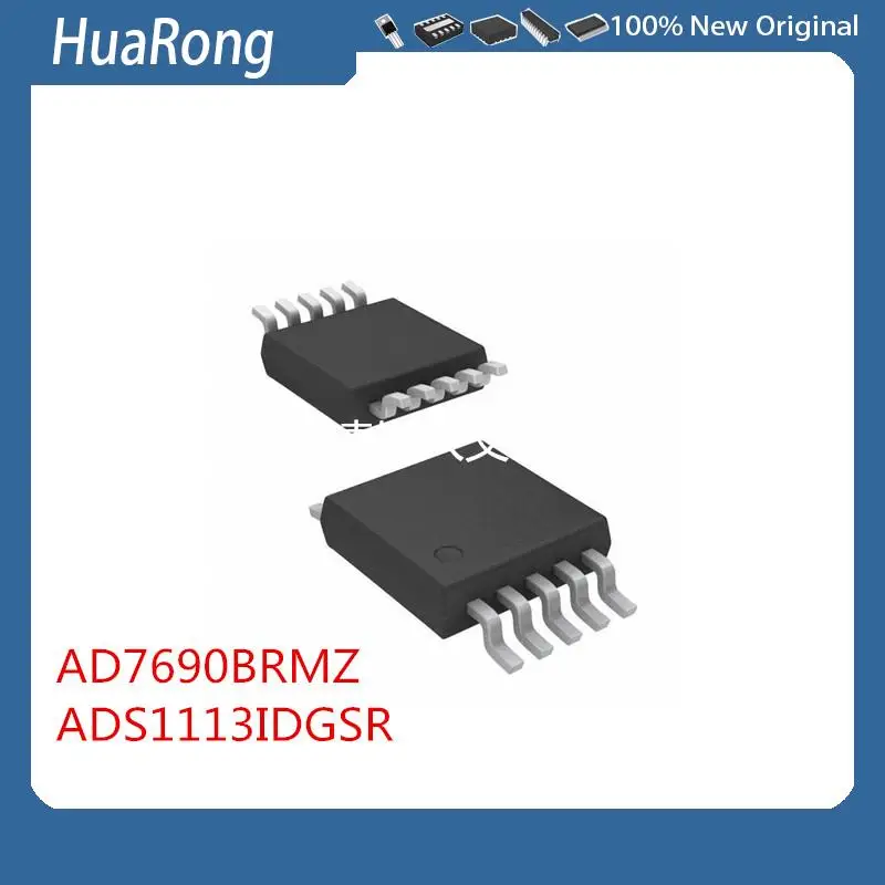

2 шт./партия AD7690BRMZ C4C AD7690 MSOP-10 ADS1113IDGSR T574 MSOP8