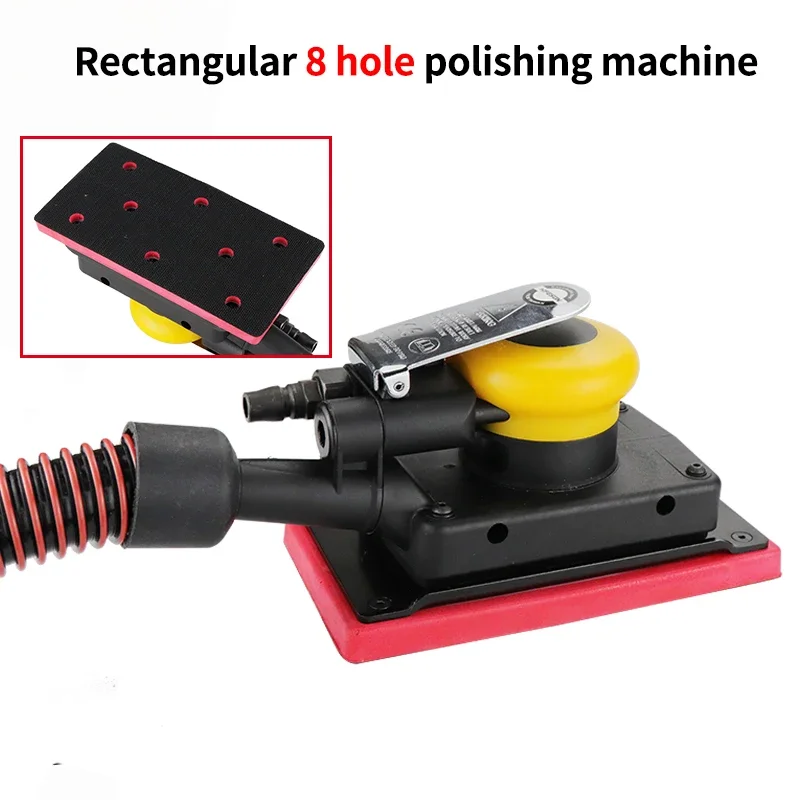 Electric Orbital Sander HIFESON Pneumatic Orbital Rectangular Sander Square Air Pad Grinder Polisher