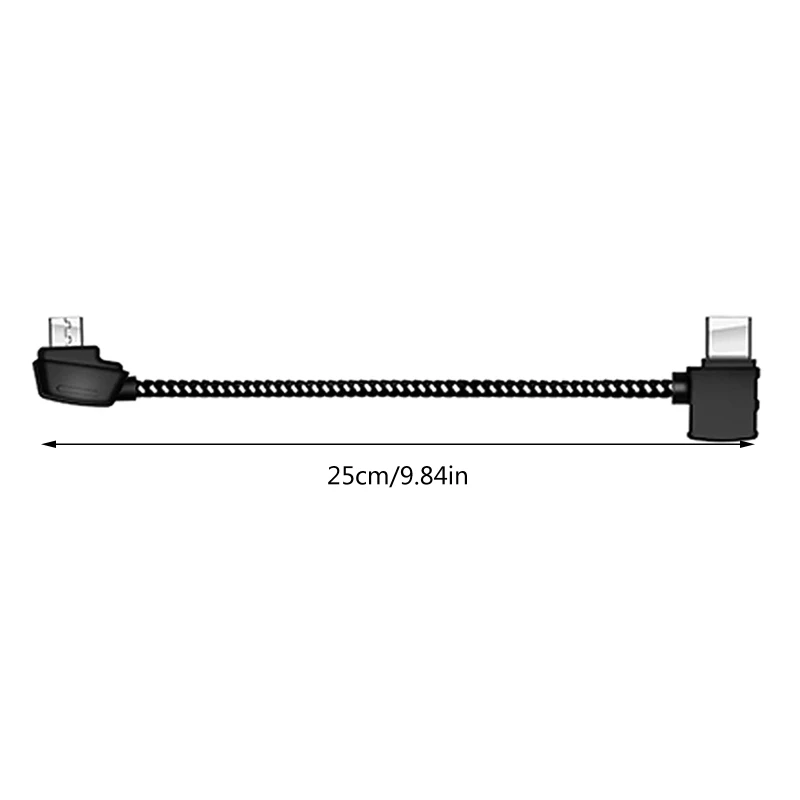 E9LB Micro USB to Type C Data Cable Extension Cables for Mavic 2 AIR Aerial