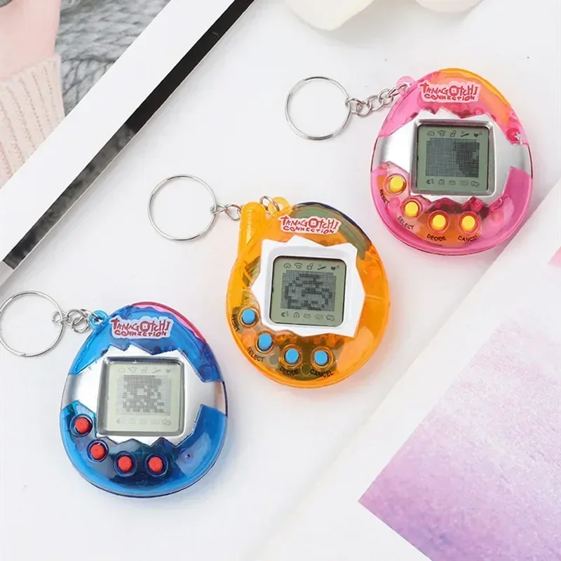 1pc Transparent Electronic Pets 90S Nostalgic 168 Pets in One Virtual Cyber Digital Pet Toys Pixel Funny Play Toys 2