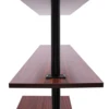 2-Shelf Laptop Desk with Shelves Wall Mount Desk with Power Strip Modern Computer Writing Table for Work Platform Ladder Desk 6