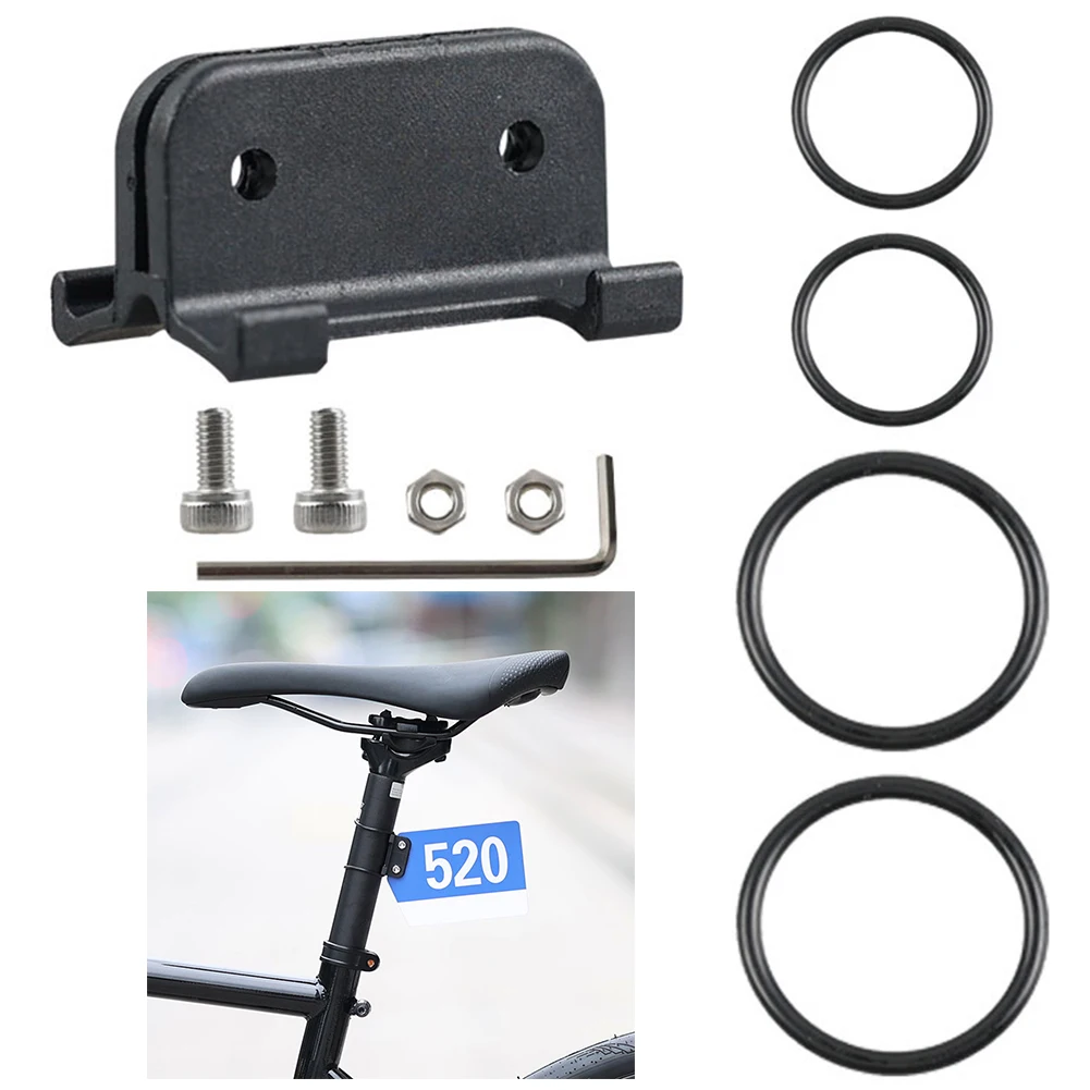 Rear License Number Seatpost Quick Release Racing Cards Seatpost Mount Racing Number Plate Mount Hanger for Road Bicycle Cycling