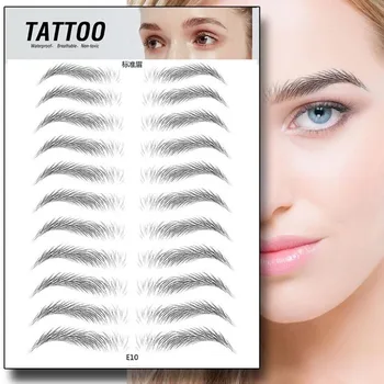 O.TWO.O New Arrival Eyebrows Sticker 4D Hair Like Eyebrow Makeup Waterproof Easy To Wear Lasting Nutural Eyebrow Tattoo Stickers 3
