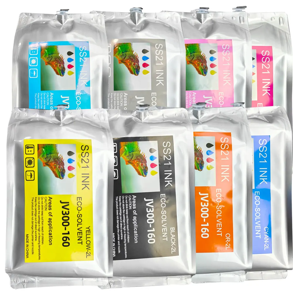 Litros Ss21 Eco-bolsa de Tinta Solvente com Chips para Mimaki Cjv30100 Cjv30-130 Cjv150-130 Cjv300-130 Jv5-130s Jv33-130 Jv150-130 2