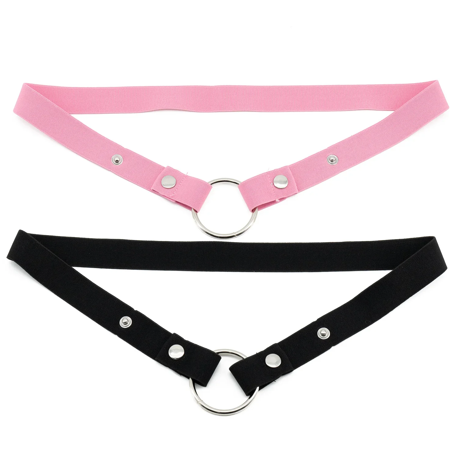 Male Chastity Cage Anti-off Device Elastic Band Auxiliary Belt Adjustable Ring Rope Scrotum Rings