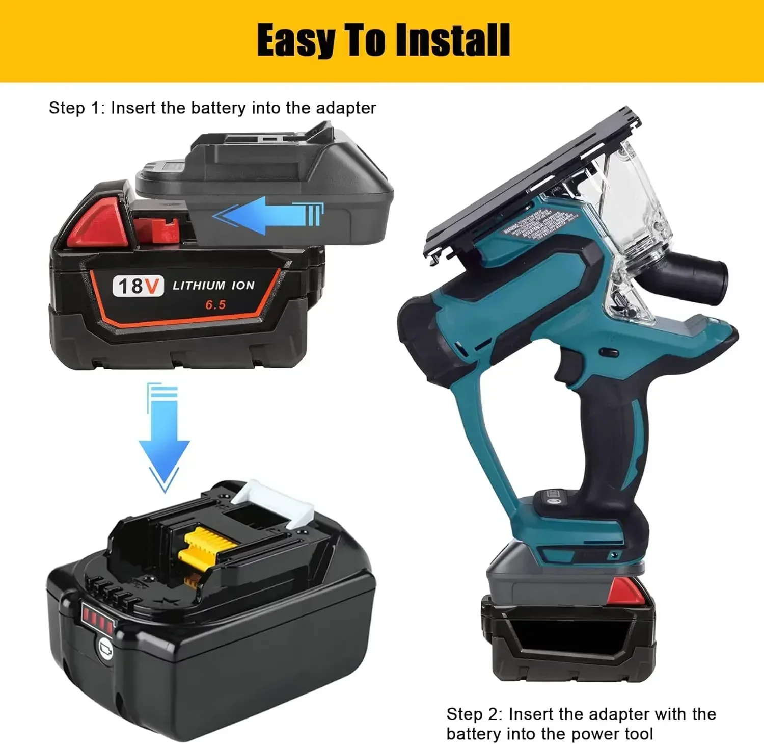 밀워키용 리튬 이온 배터리 어댑터, Dewalt 18v 20v, Makita Bl1830 Bl1850 배터리로 변환, DM18M 전동 공구
