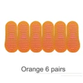 Orange  6 Pairs
