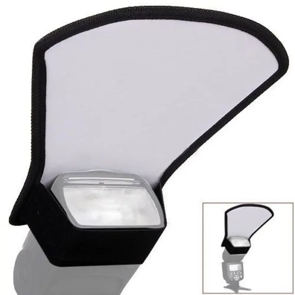 Two-Sides Flash Diffuser Softbox Silver/White Camera Reflector for Nikon Canon Sony Pentax Olympus Yongnuo Godox Flash Speedlite flash diffuser camera softbox camera flash reflector