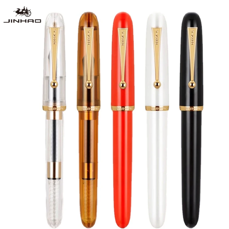 Elegant Acrylic Transparent Fountain Pen - Premium Writing Gift and Office Supply