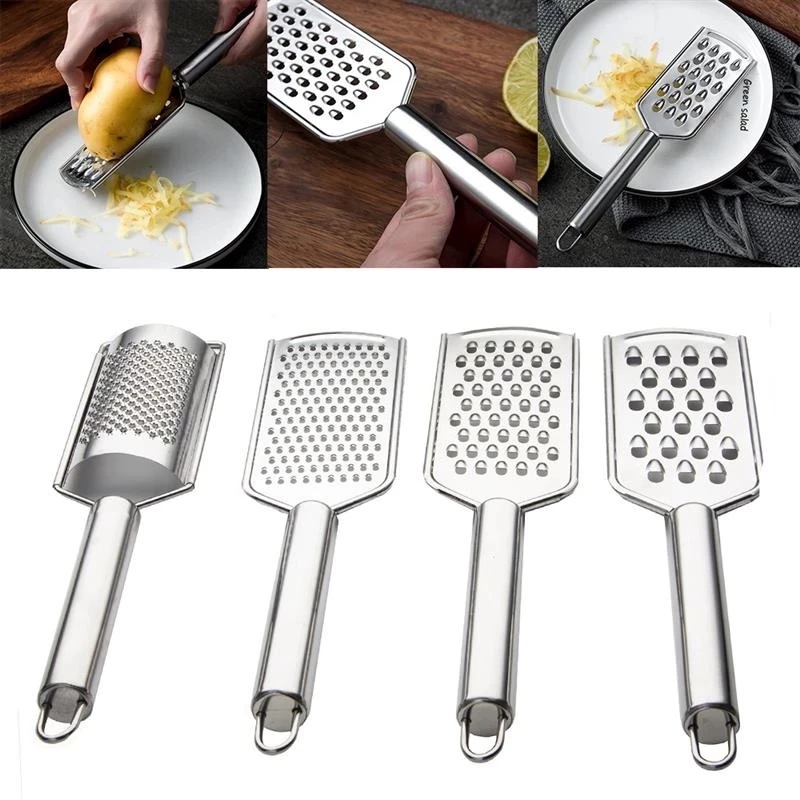 Stainless Steel Handheld Cheese Grater Multi-Purpose Kitchen Food Graters  for Cheese Chocolate Butter Fruit Vegetable - AliExpress